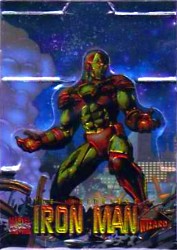 Iron Man Wizard Chromium Stand-Up Wizard Promo Card