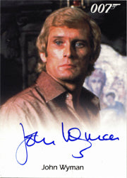 James Bond Mission Logs Autograph Card by John Wyman as Eric Kriegler