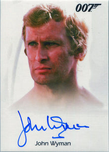 James Bond Archives 2017 Final Autograph Card John Wyman as Eric Kreigler