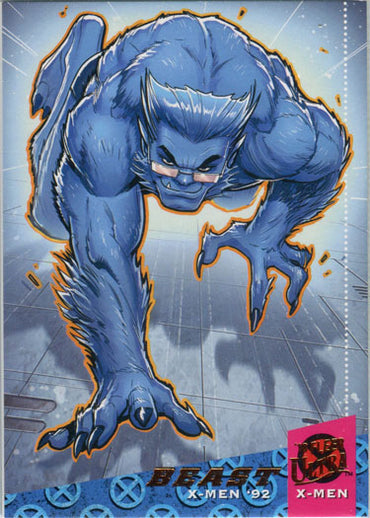 X-Men 2018 Fleer Ultra X-Men 92 Chase Card X6 Beast