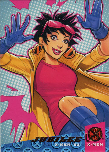 X-Men 2018 Fleer Ultra X-Men 92 Chase Card X7 Jubilee