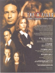 X-Files Season 9 Trading Card Sell Sheet