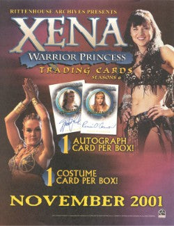 Xena Season 6 Trading Card Sell Sheet