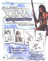 Xena: Art and Images Trading Card Sell Sheet