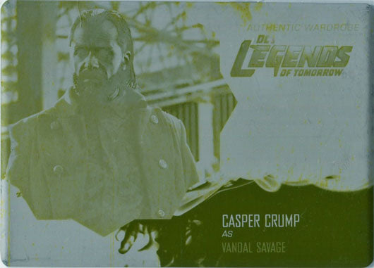 DCs Legends of Tomorrow Printing Plate Yellow Wardrobe Card M10