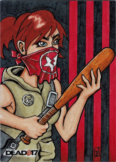 Dead@17 Series 2 5finity 2018 15th Anniversary Sketch Card by William Zorn