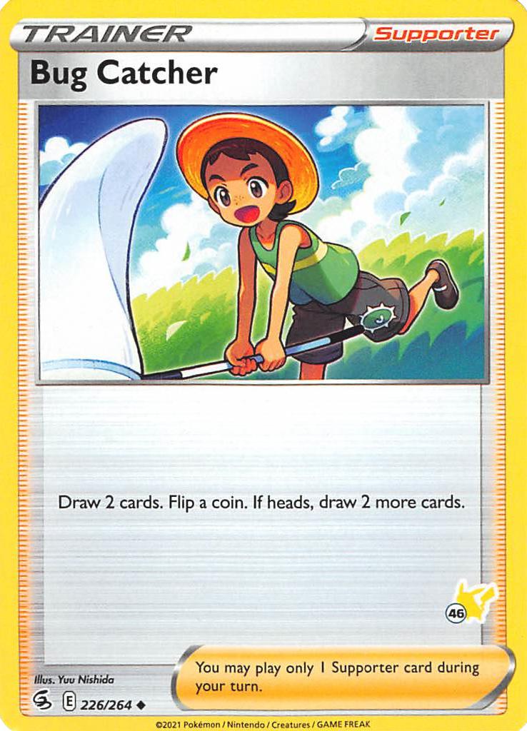 Bug Catcher (226/264) (Pikachu Stamp #46) [Battle Academy 2022]