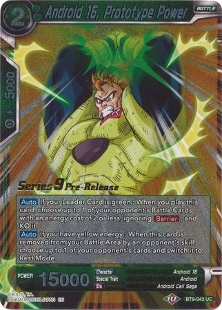 Android 16, Prototype Power (BT9-043) [Universal Onslaught Prerelease Promos]