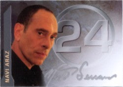 Twenty Four Season 3 Nestor Serrano Autograph Card A4