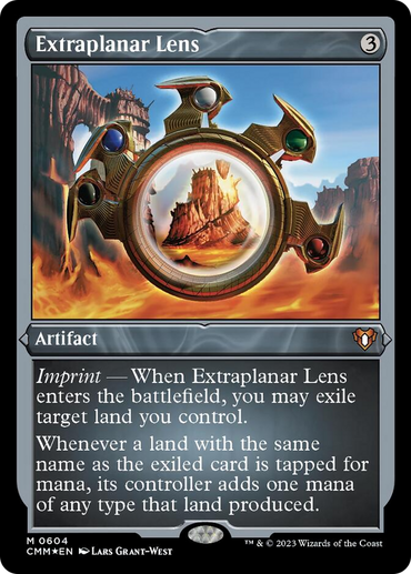 Extraplanar Lens (Foil Etched) [Commander Masters]