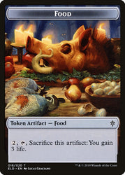 Mouse // Food (18) Double-Sided Token [Throne of Eldraine Tokens]