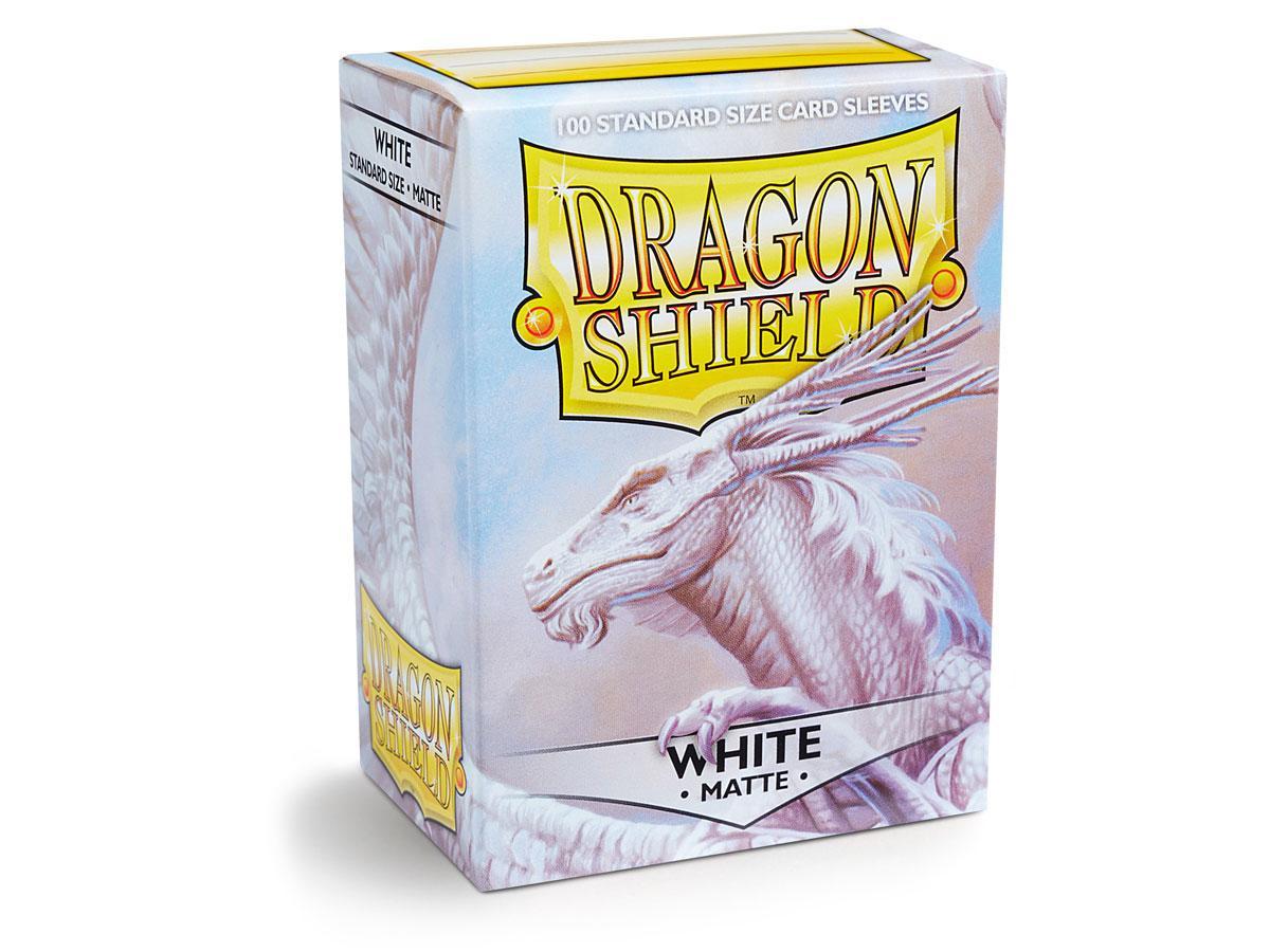 Dragon Shield Matte Sleeves - White ‘Bounteous’ 100ct