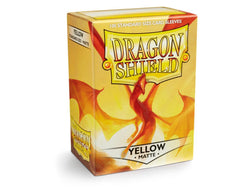 Dragon Shield Matte Sleeve - Yellow ‘Elichaphaz’ 100ct