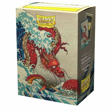 Dragon Shield Brushed Art Sleeve -  ‘The Great Wave‘ 100ct