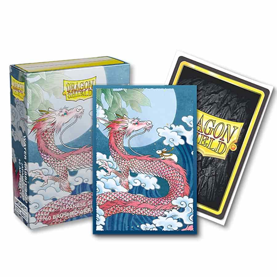 Dragon Shield Japanese Size Brushed Art Sleeves - Lunar New Year 2023 "Water Rabbit" 60ct