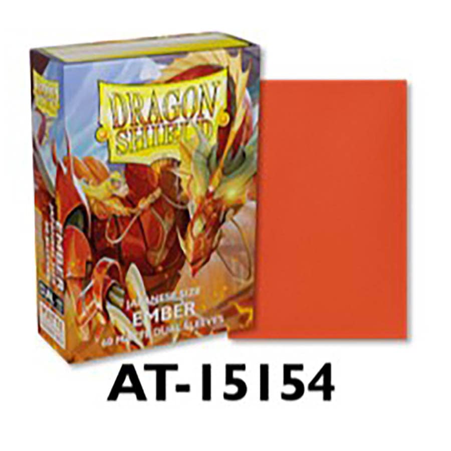 DRAGON SHIELD JAPANESE DUAL SLEEVES: MATTE EMBER (BOX OF 60)