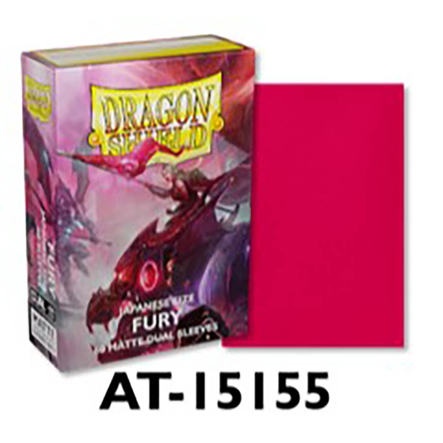 DRAGON SHIELD JAPANESE DUAL SLEEVES: MATTE FURY (BOX OF 60)