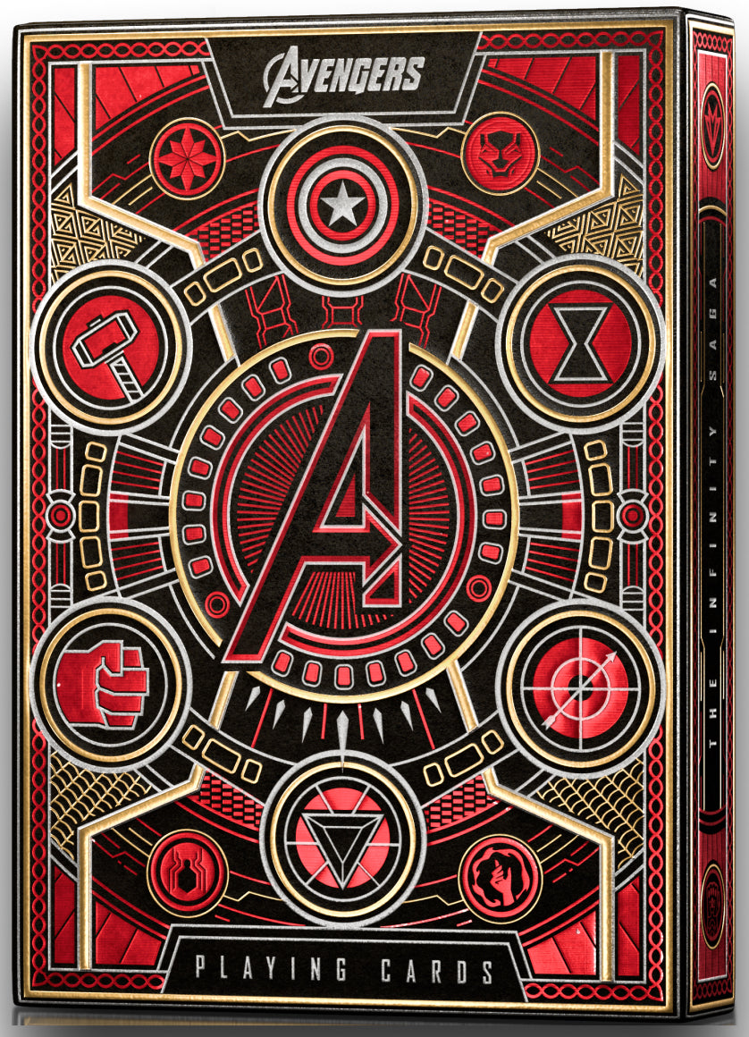 theory11 Avengers Premium Playing Cards (Red)