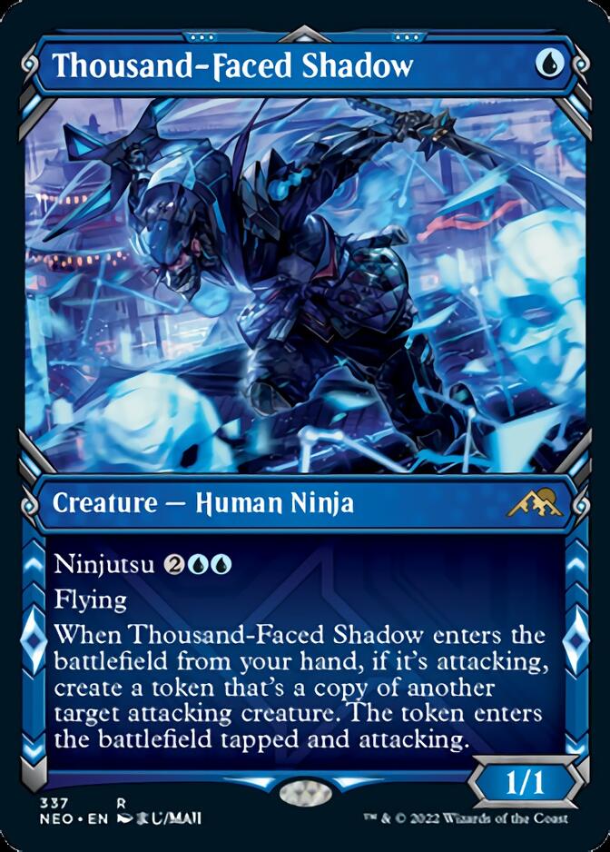 Thousand-Faced Shadow (Showcase Ninja) [Kamigawa: Neon Dynasty]