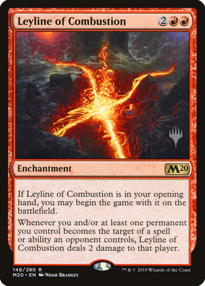 Leyline of Combustion (Promo Pack) [Core Set 2020 Promos]