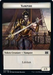 Faerie Rogue // Vampire Double-Sided Token [Double Masters 2022 Tokens]