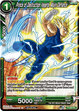 Prince of Destruction Vegeta, Majin Defiance (P-320) [Tournament Promotion Cards]