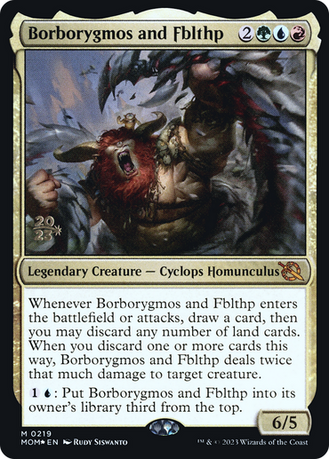 Borborygmos and Fblthp [March of the Machine Prerelease Promos]
