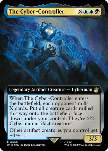 The Cyber-Controller (Extended Art) (Surge Foil) [Doctor Who]