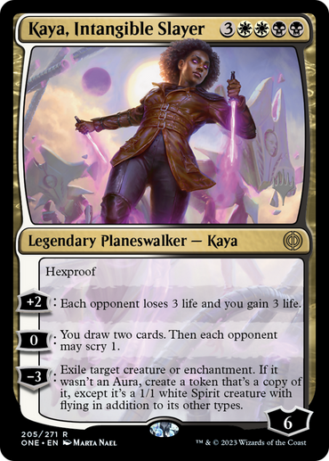 Kaya, Intangible Slayer (Promo Pack) [Phyrexia: All Will Be One Promos]