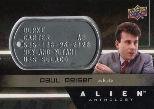 Alien Anthology Space Marine Dog Tag dT-BU Paul Reiser as Burke