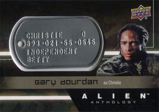 Alien Anthology Space Marine Dog Tag dT-CR Gary Dourdan as Christie