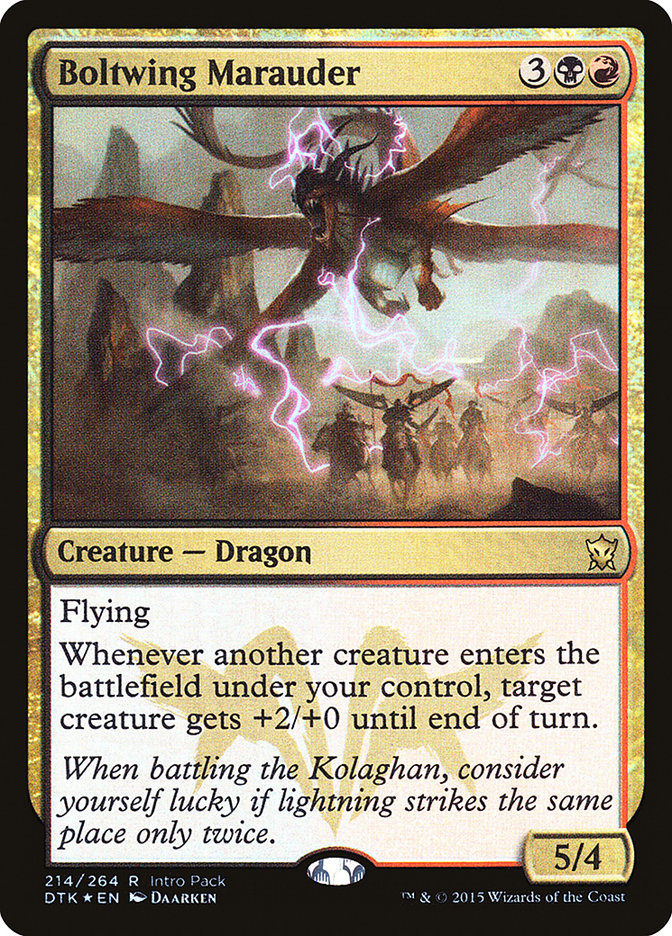 Boltwing Marauder (Intro Pack) [Dragons of Tarkir Promos]