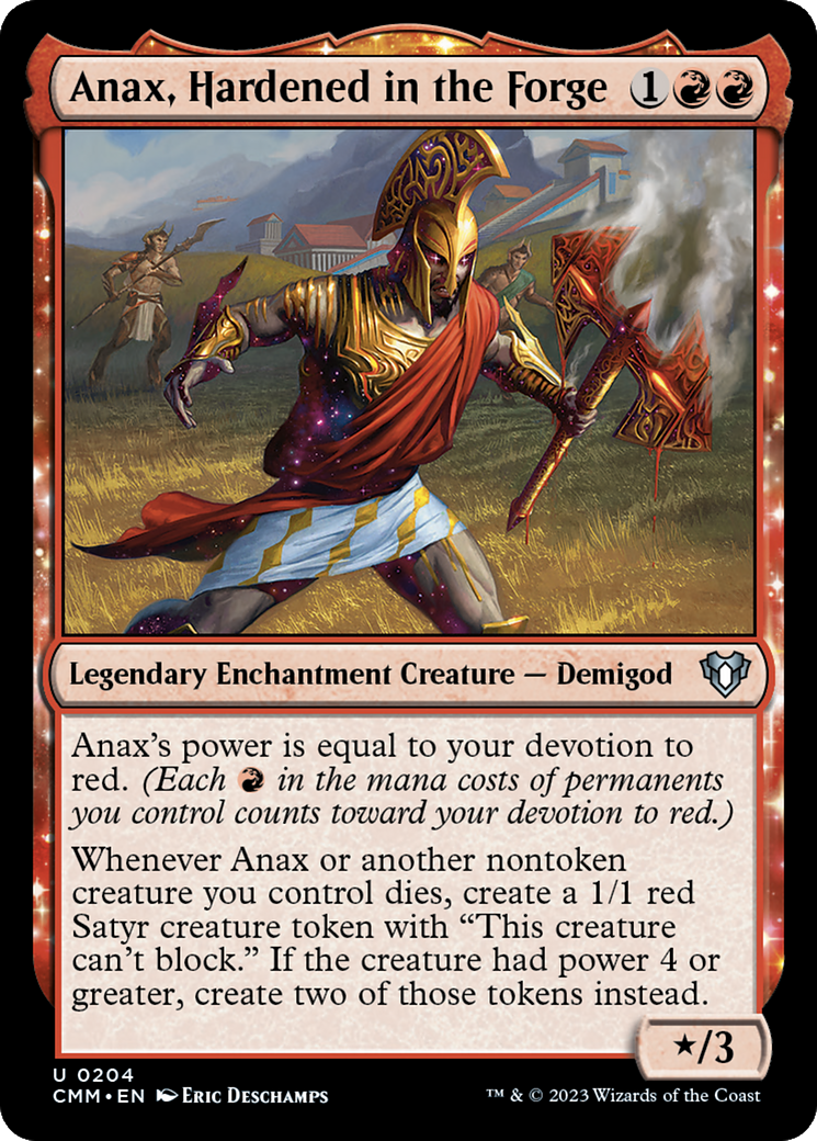 Anax, Hardened in the Forge [Commander Masters]