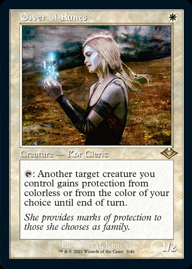 Giver of Runes (Retro Foil Etched) [Modern Horizons]