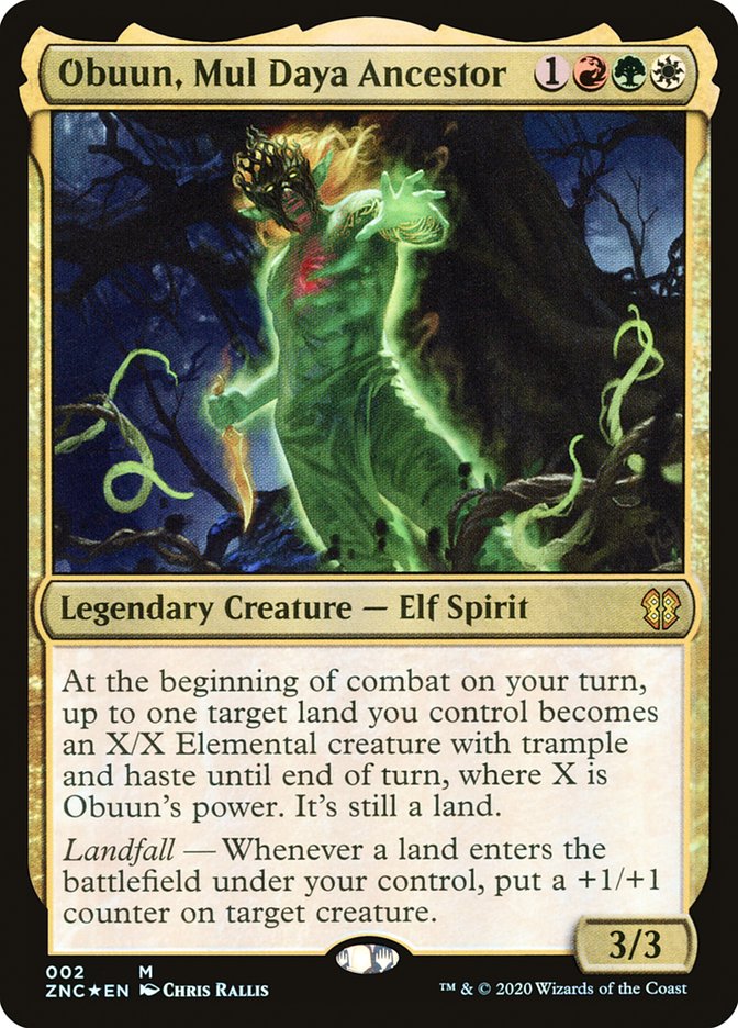 Obuun, Mul Daya Ancestor [Zendikar Rising Commander]