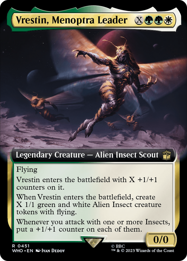 Vrestin, Menoptra Leader (Extended Art) [Doctor Who]