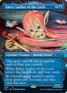 Emry, Lurker of the Loch (Borderless) [Secret Lair 30th Anniversary Countdown Kit]