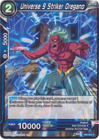 Universe 9 Striker Oregano (Reprint) (TB1-042) [Battle Evolution Booster]