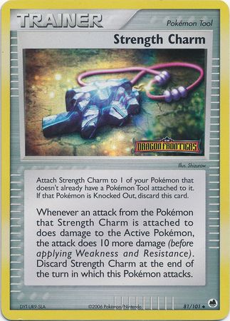 Strength Charm (81/101) (Stamped) [EX: Dragon Frontiers]