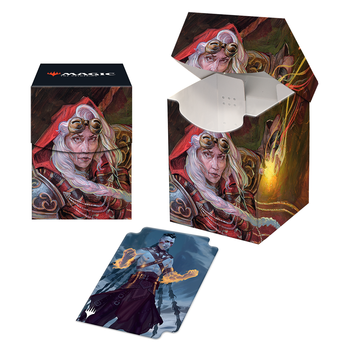 Ultra PRO: Deck Box - PRO 100+ (Dominaria United - Jaya, Fiery Negotiator)