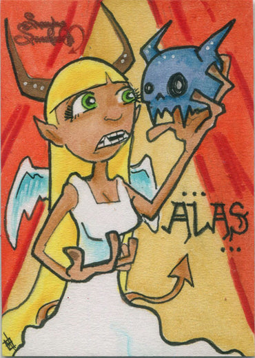 Succubus Sweethearts 5finity 2020 Sketch Card by (j)ay