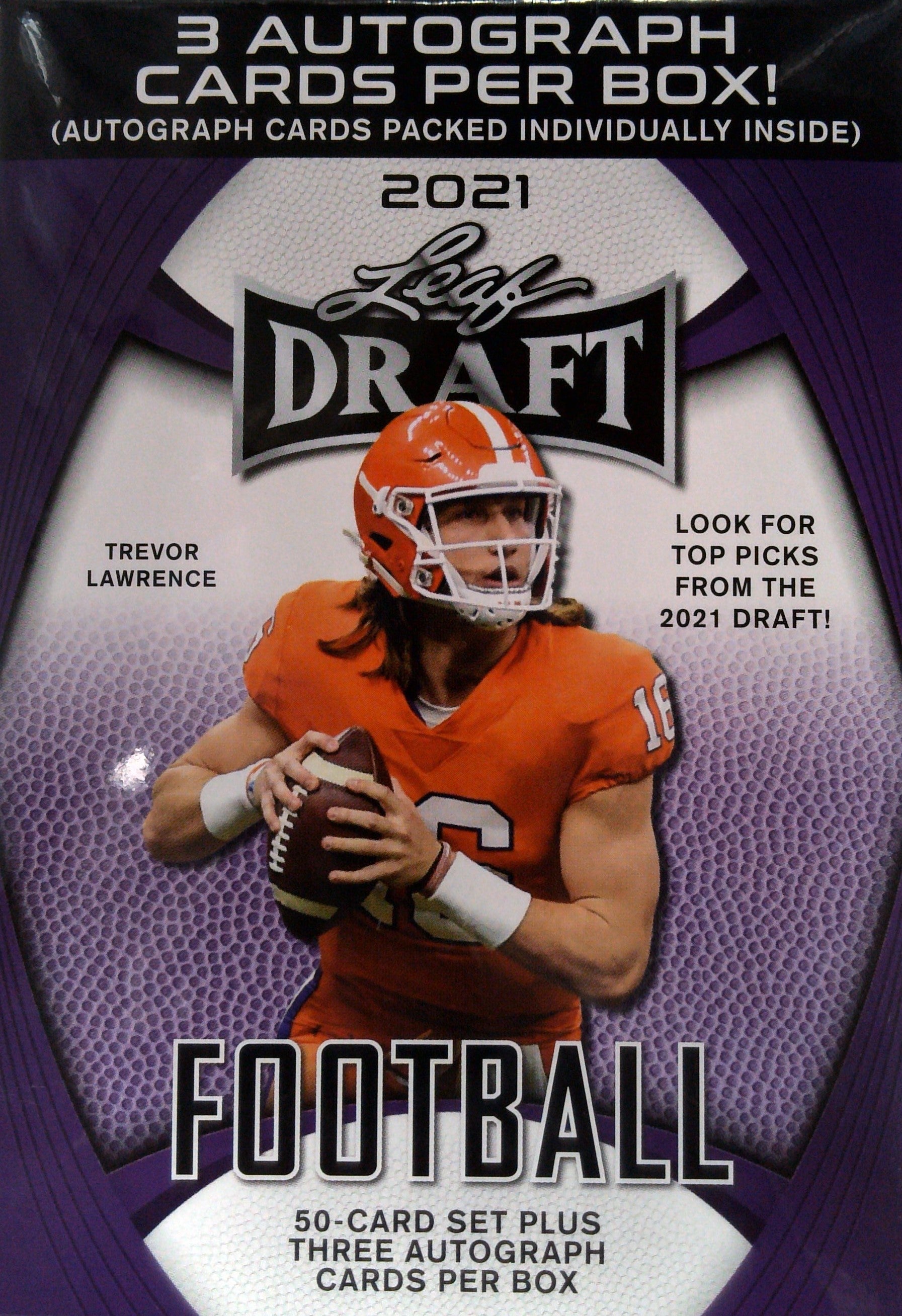 2021 Leaf Draft Football Cards and Rookie Cards