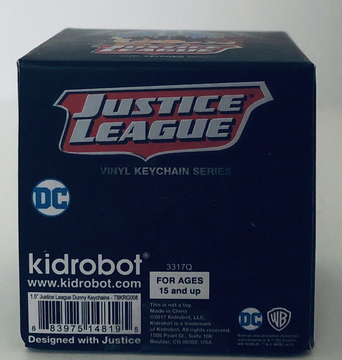 DC Justice League Kidrobot Blind Box Vinyl Keychain