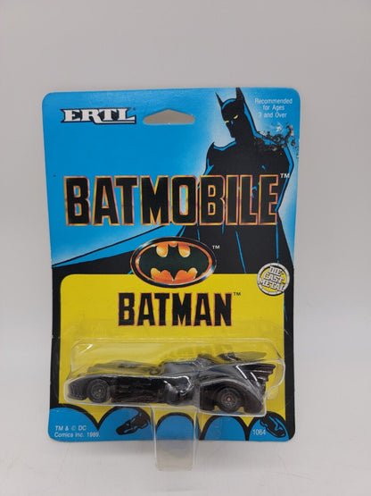 1989 ERTL DC Comics Batman Batmobile Die-Cast Metal Car