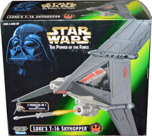 1996 Star Wars Power of the Force Luke's T-16 Skyhopper Vehicle Ship
