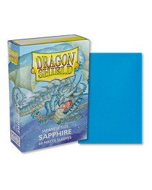 Dragon Shield Japanese Sized Sleeves -  Sapphire 60ct