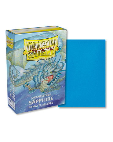 Dragon Shield Japanese Sized Sleeves -  Sapphire 60ct