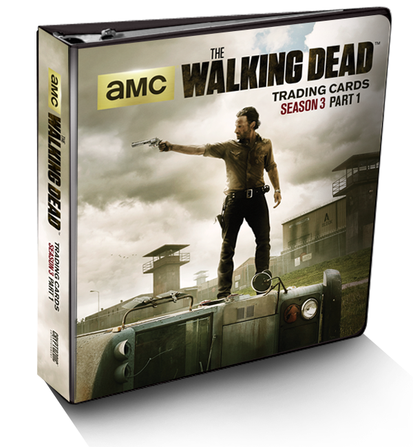 Walking Dead Season 3 Part 1 Trading Card Binder Album with Exclusive Card