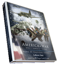 America At War Band of Brothers Series 1 Trading Card Binder Album