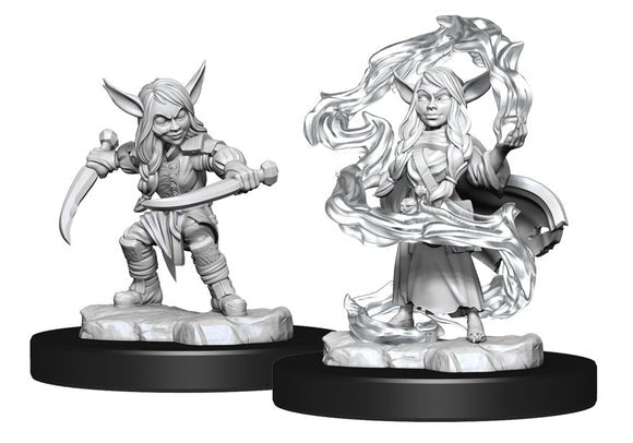 Critical Role Miniatures - Unpainted: Goblin Sorcerer and Rogue